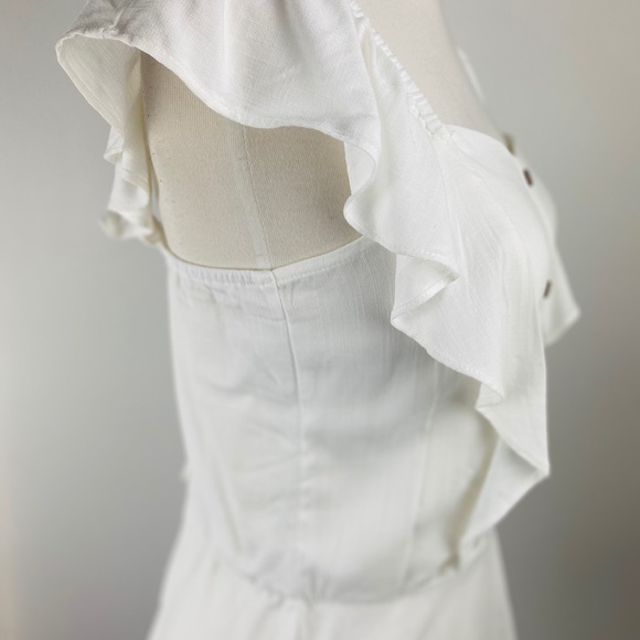 Ruffle Front Top  with Cutout back - Picture 6 of 7